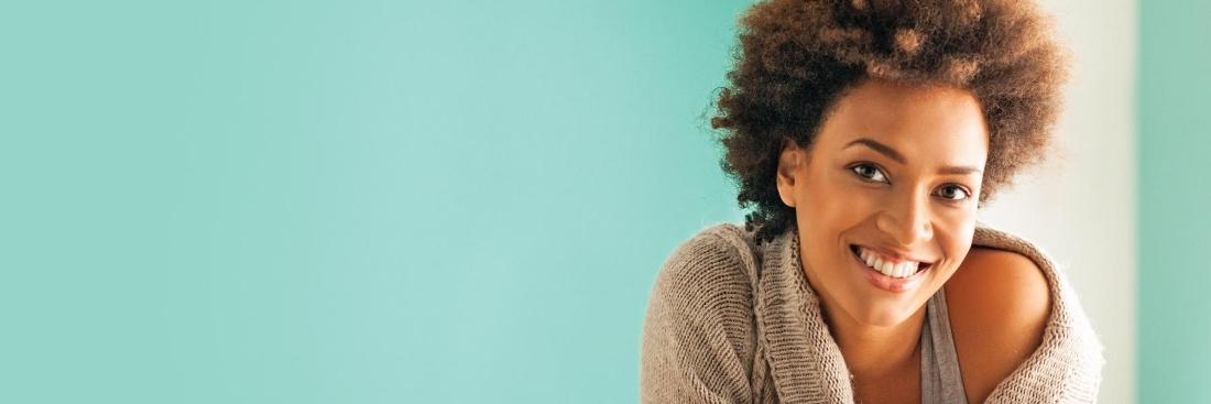 Woman smiling 