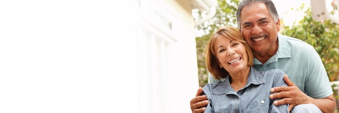 Older couple smiling | Chesterfield mo Cosmetic Dentist