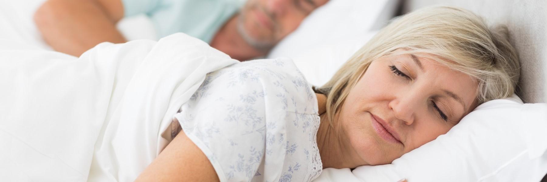 Woman sleeping peacefully